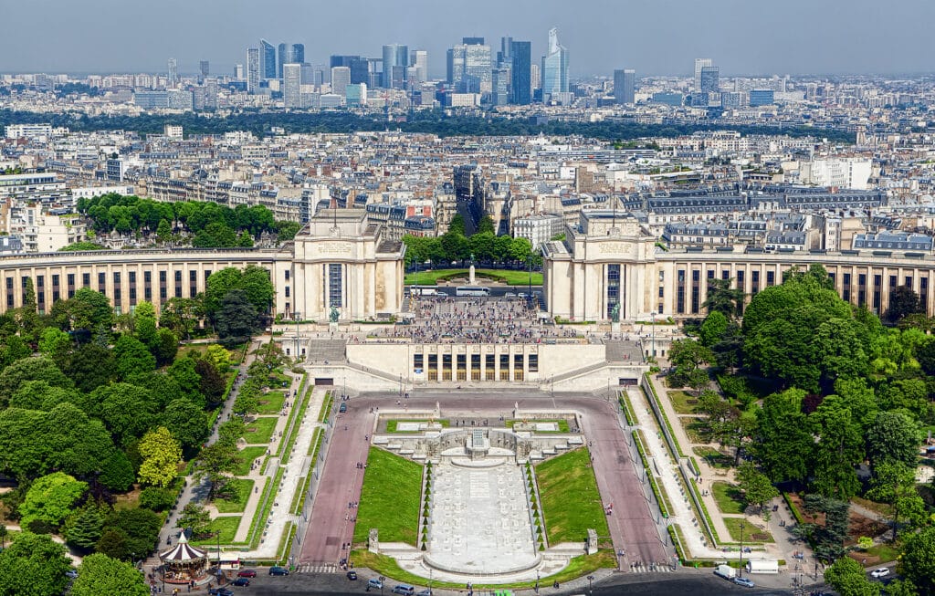 Paris, view from Eiffel Tower